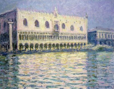 The Ducal Palace, Venice by Claude Monet